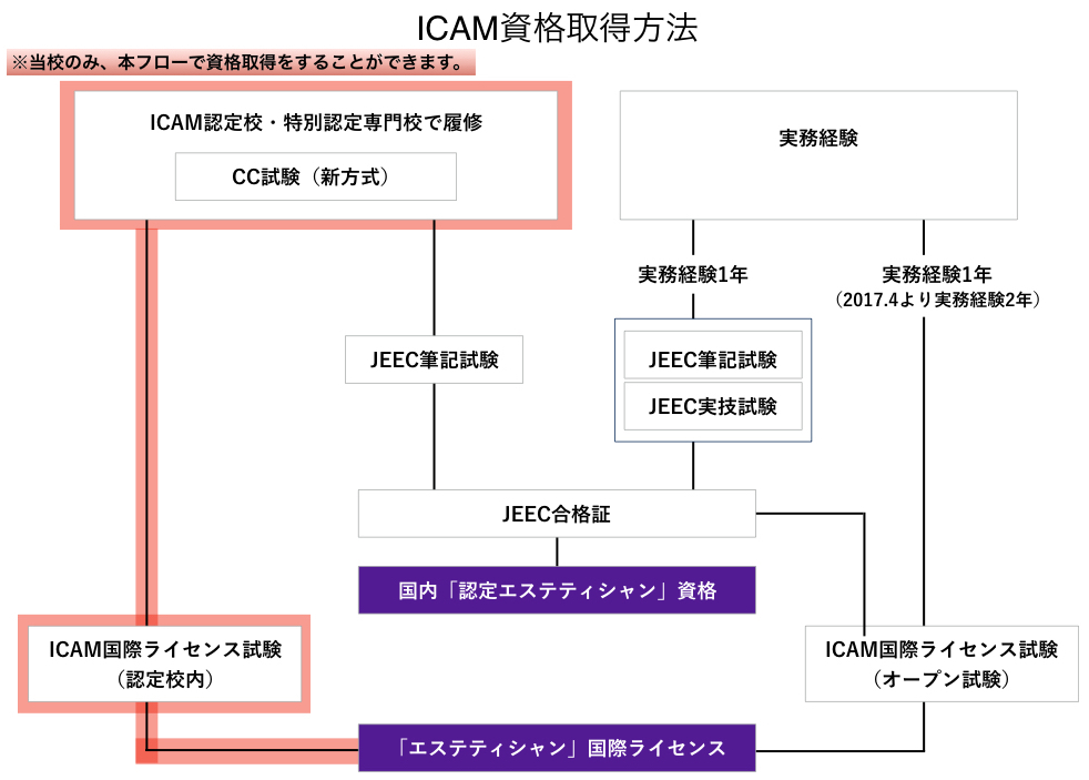 Icam取得資格について ディープセラピー Deep Therapy 100 天然ハーブエステ トリートメントのディープセラピー
